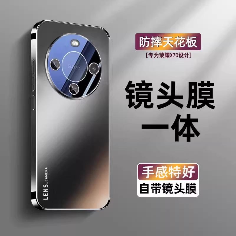 Applicable To Honor X11 Mobile Phone Case, New Electroplated Matte Acrylic Honor X11 Lens All-inclusive Protective Case Por