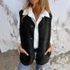 Autumn/Winter 2025 Lambswool Fleece Vest Jacket with Buttons