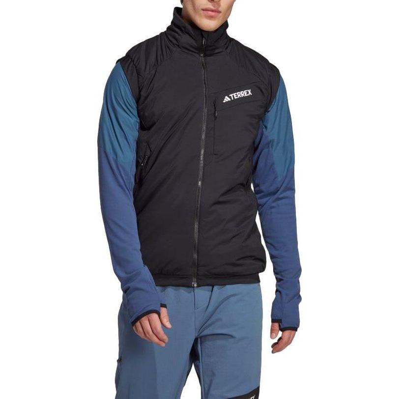 Adidas Vests Men's Black Stand Collar Moderate Other HJ7358