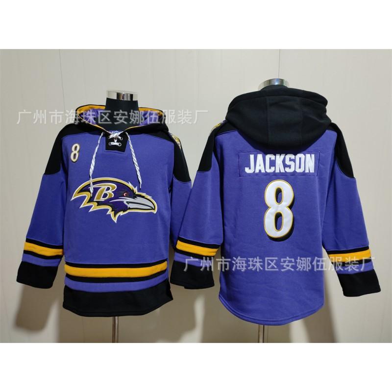 2026 Rugby Ravens Embroidered Fleece Sweatshirt 22 23 Winter Warm Unisex