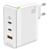 AISENS GAN Chargeur 100W 2XUSB-C PD3 0 QC4 0 QC5 0 1XUSB-A QC3 0 Blanc