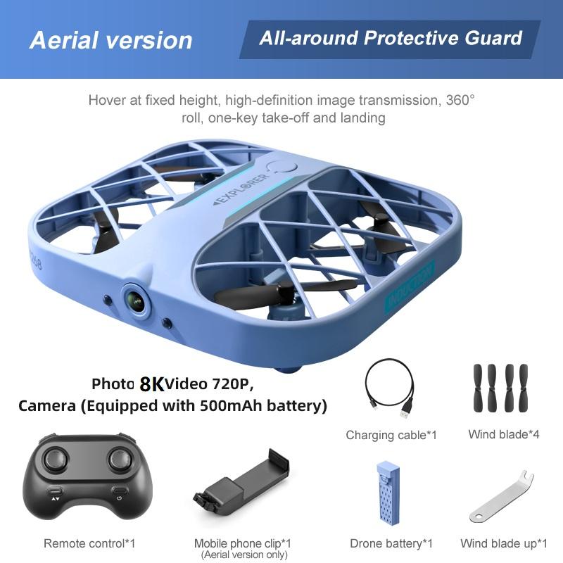 H107 8k Drone Wifi Fpv Drones with Camera Hd 4k Remote Control Helicopter Plane Pocket Quadcopter Christmas Gift for Boys