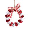 Christmas Bell Ornament Metal Christmas Bell Decoration For Front Door Christmas Tree Holiday Hanging Decoration