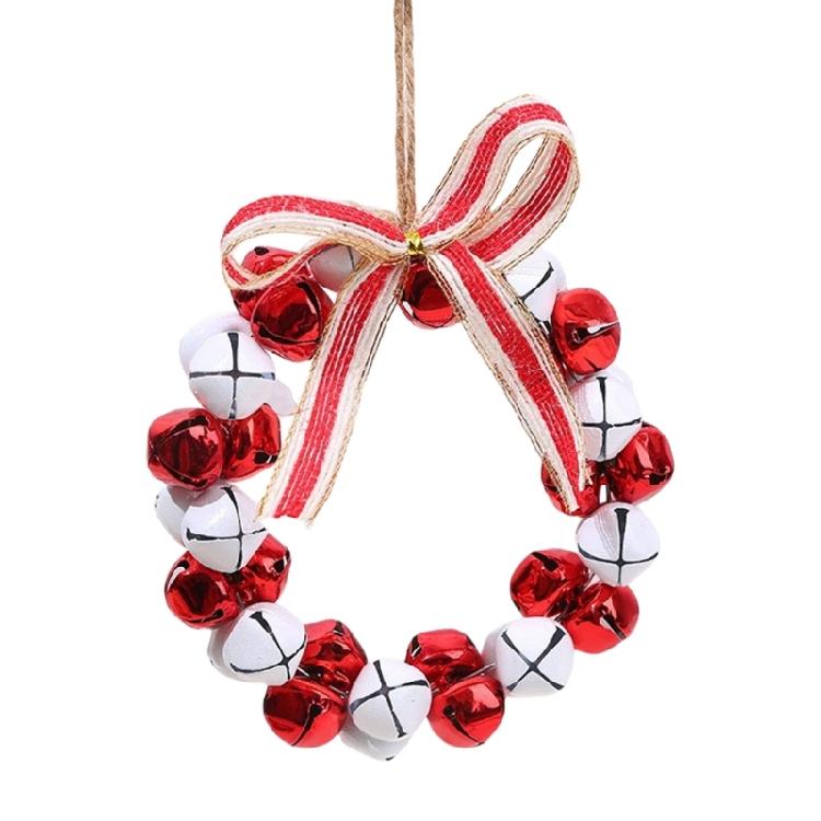 Christmas Bell Hanging Ornament For Front Door Christmas Tree Hanging Decoration Holiday Decoration Indoor and Outdoor