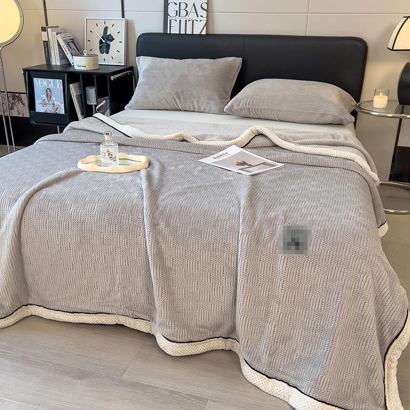 

Однотонное трикотажное одеяло, офисное одеяло, односпальное одеяло для дивана, одеяло из кораллового флиса для кондиционера, постельное белье, домашний декор 100x150cm