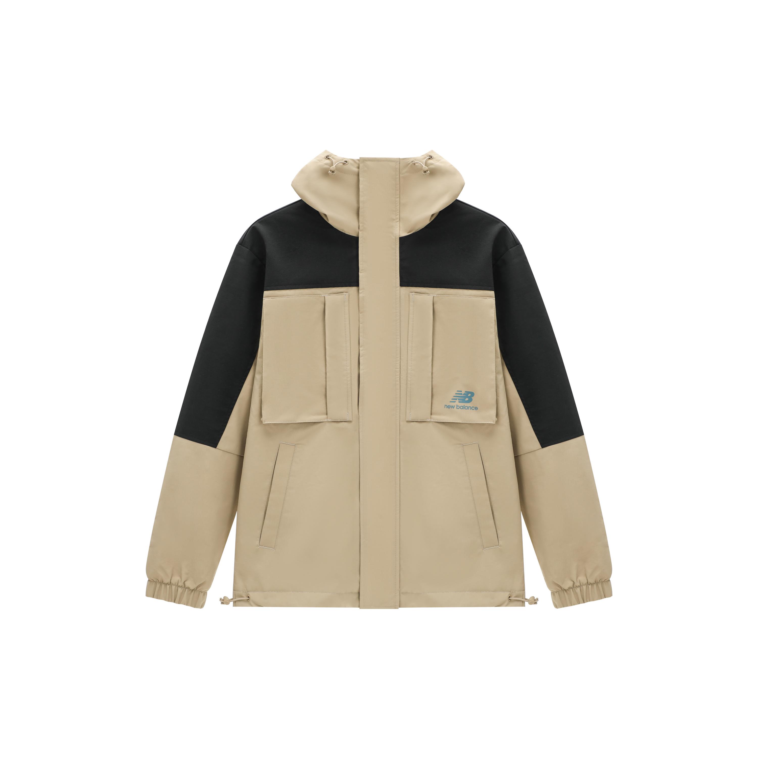 Куртки New Balance Мужские Хаки С Капюшоном Умеренная AMJ31304-BNN M