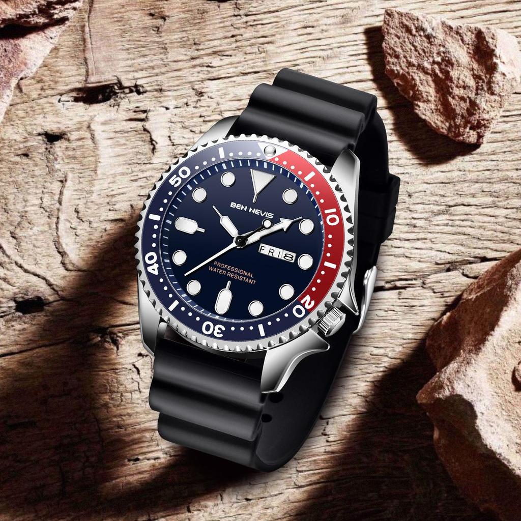 Luminous Quartz Men's Business Sports Waterproof Wristwatch BN3017G