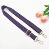2.5cm Cotton Adjustable Crossbody Strap - Narrow Woven Solid Color Replacement for Women's Bags
