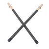 2Pcs Drum Brush Drumstick Stick Mallet Bamboo Percussion Tool Instrument Accessory Set Kit Black