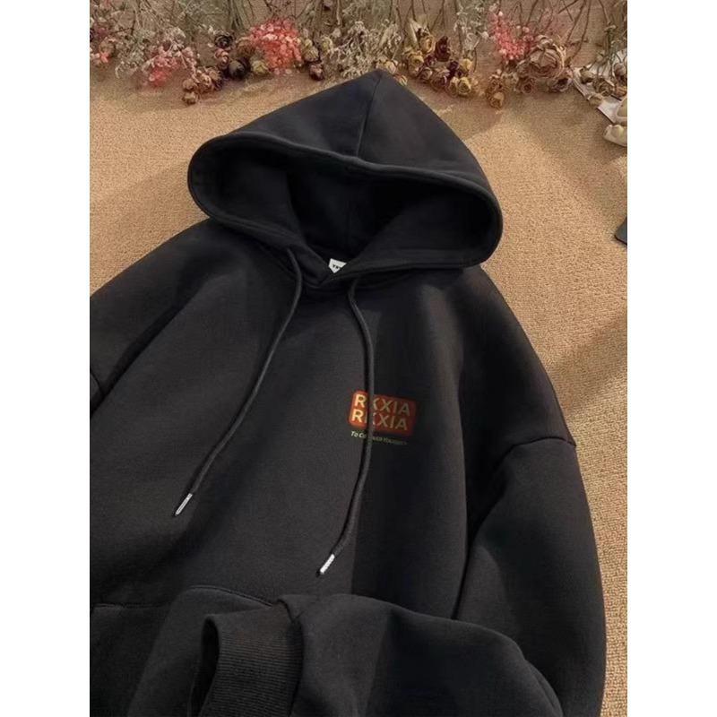 Besiege dich selbst mit bedruckter Kleidung im Herbst und Winter Herren-Kapuzenmode warm und winddicht Kapuzen-Sportbekleidung