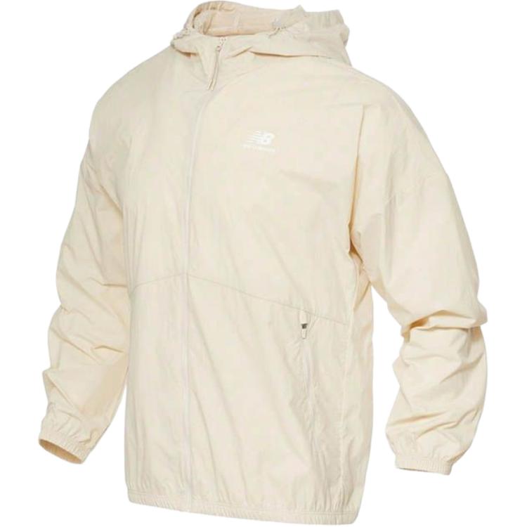 New Balance Jackets Unisex BEI Hooded Moderate Other 5AC19013-BEI M