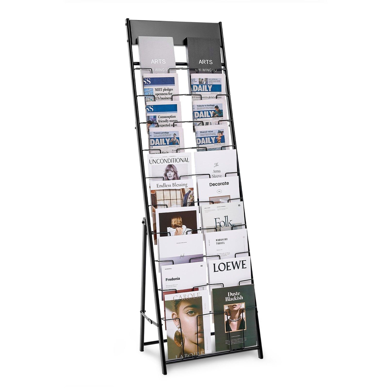 VEVOR Brochure Display Rack, 20 Pockets