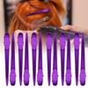 12pcs Salon Clamp Grips Hairdressing Barber Shop Duckbill Hair Clips Hairpin for Salon