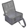 2026  Picnic Food Bag Small Lunch Box Insulated for Men Women Kids Grey Fabric 1 Piece