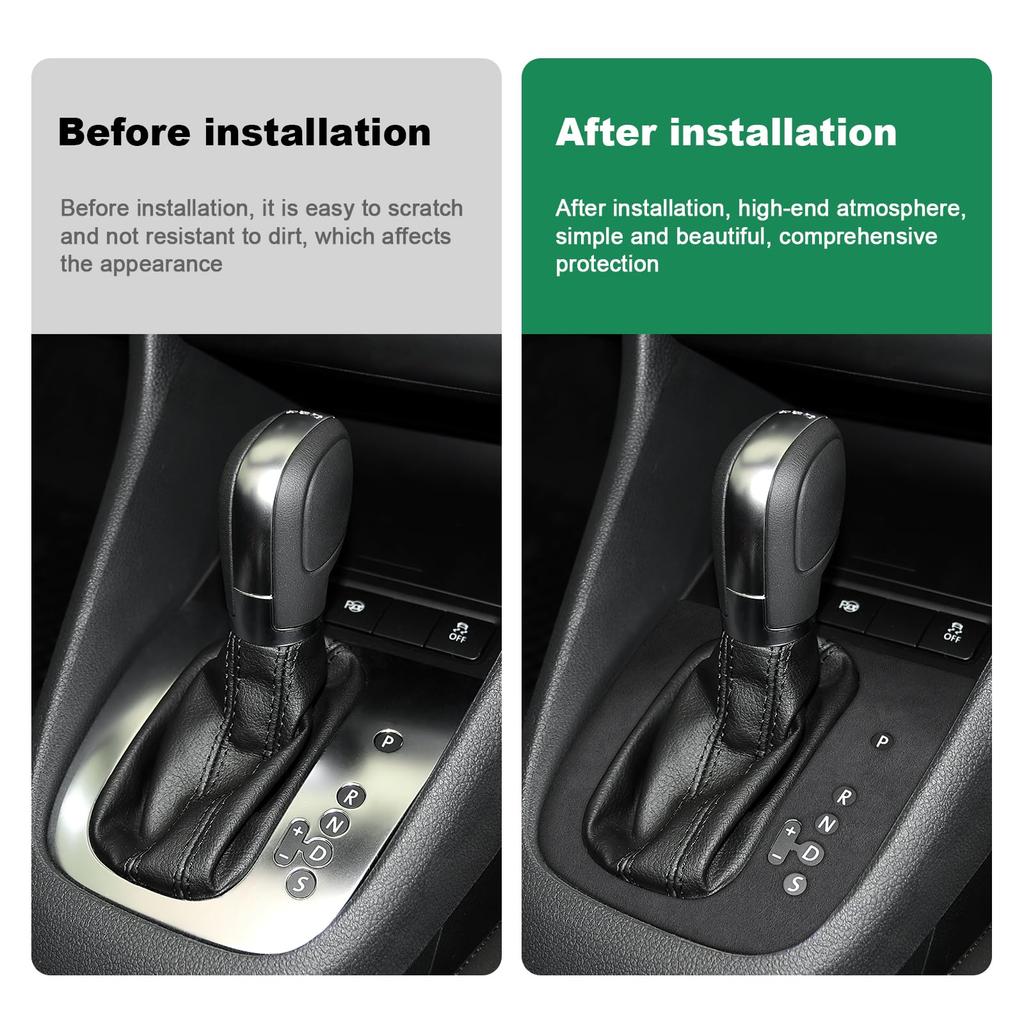 FDAIUN Car Gear Shift Panel Sticker for Volkswagen VW Golf
