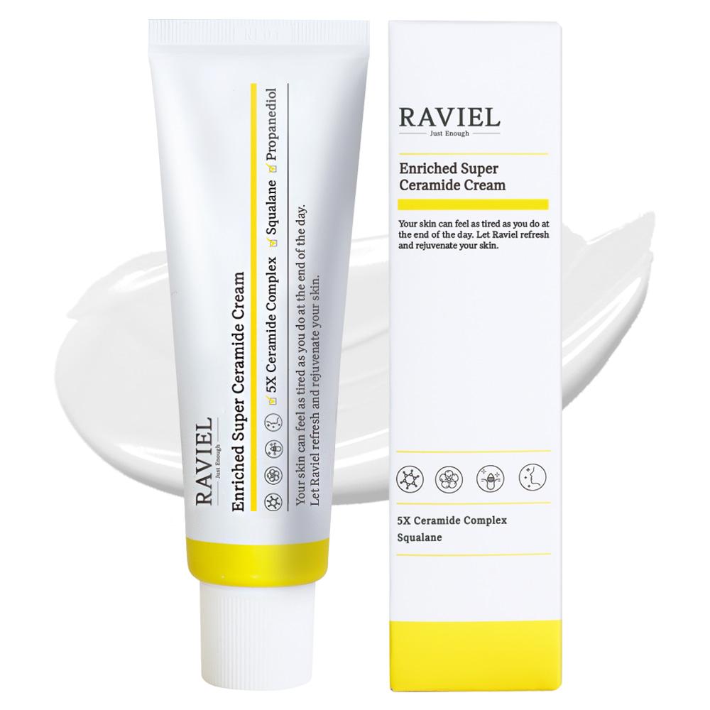 Raviel [Barrier Strengthening] Combination Skin Brightening High-Moisture Enriched Super Ceramide Cream 50ml