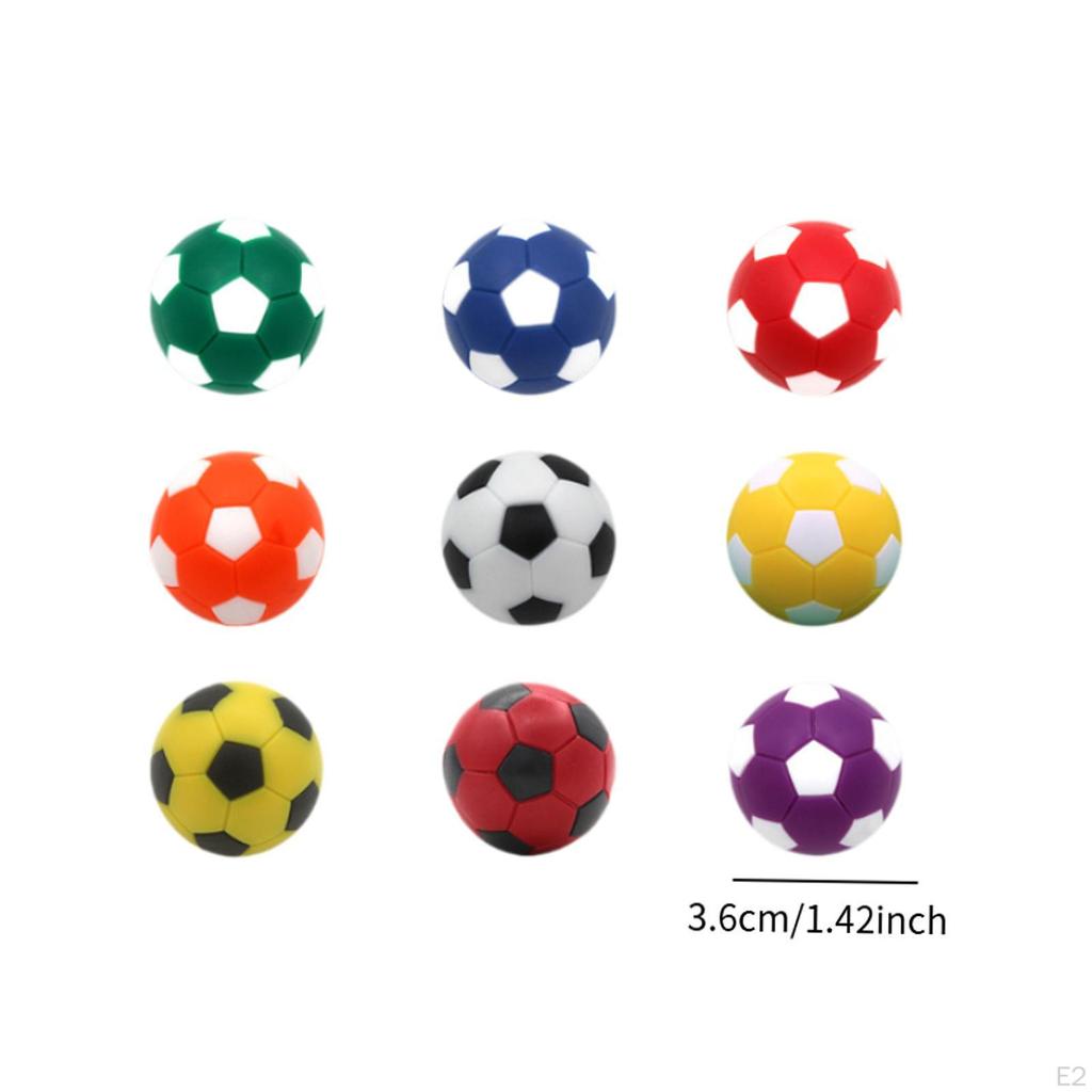 9x Foosball Balls Table Football Official Top Soccer 36 mm for Indoor