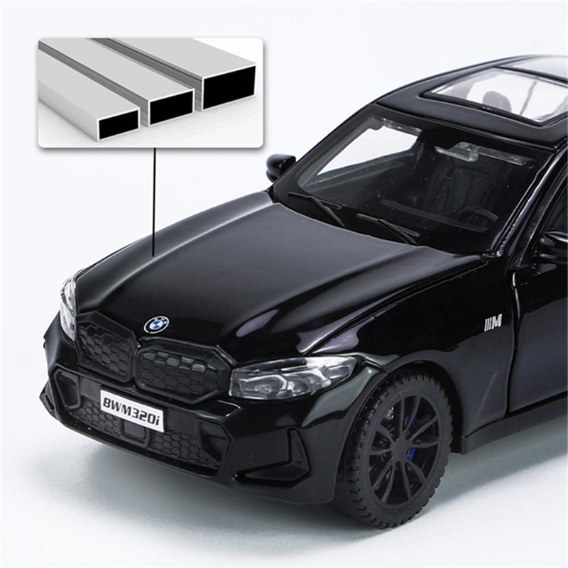 

Car Model 1/32 320 320i Coupe Alloy Diecasts Metal Vehicles Simulation Sound and Light Collection Childrens Toys Gifts
