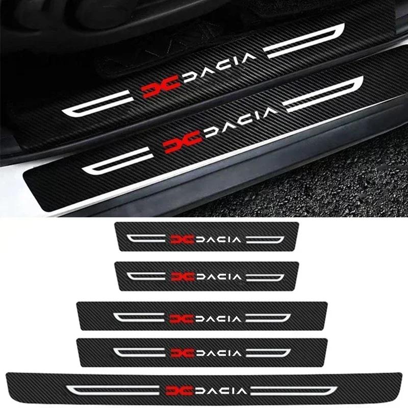 BGT1 2025 for DACIA Dokker Jogger Duster Logan Sandero Lodgy Spring Bigster Car Door Sill Protector Trunk Bumper Guard Sticker Decals