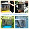 Mesh Birdcage Mesh Cover Easy To Clean Dustproof Breathable Mesh Protective Cover Birdcage Elastic Fabric Mesh Bird Accessories