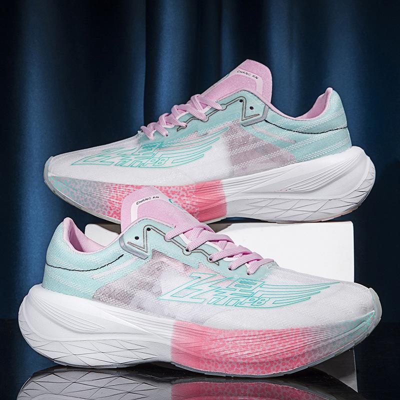 

Flying Shadow PB2.0 Марафонская карбоновая доска Гоночная обувь Мужская Стабильная версия Амортизация Отскок Дышащие кроссовки Мужские 45 неон розовый