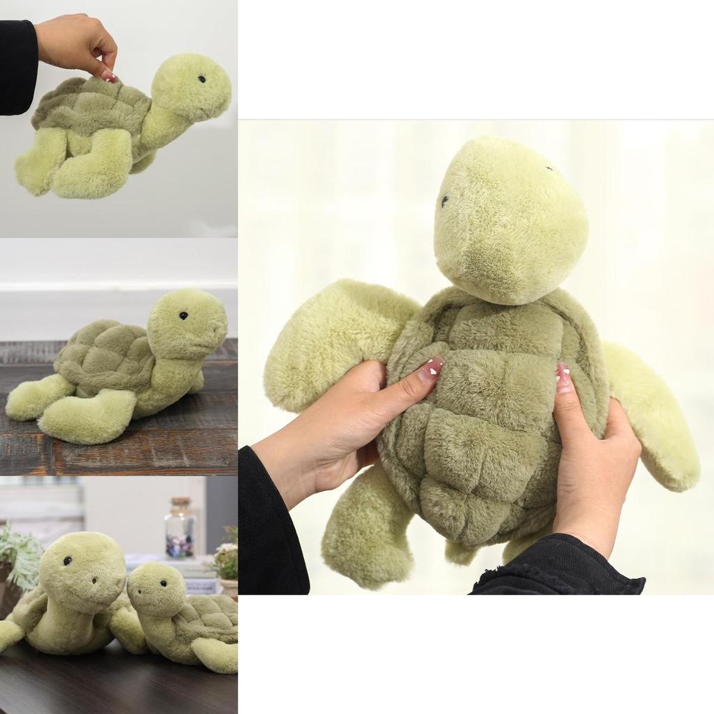 Cute Green Turtle Plush Toy Doll Pillow For Kids Gift And Collectors