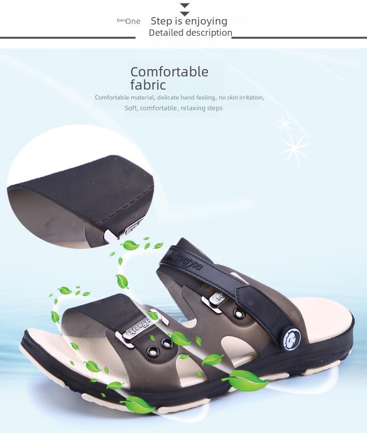 Men's Dual-Purpose Non-Slip EVA Sandals & Slippers: Beach, Outdoor, Driving Flip Flops