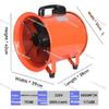 Portable Axial Exhaust Fan Blower 220V Industrial Ventilation Equipment for Tunnel Painting