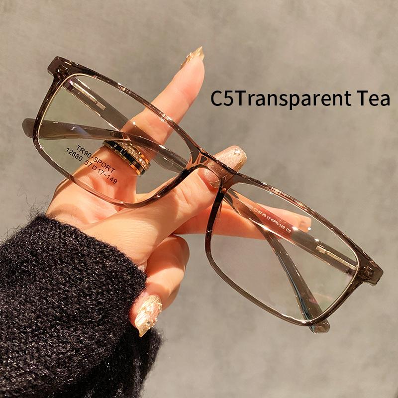 Xbora TR90 Spectacle Frames for Large Faces, Unisex, Oversized, 150mm, Ultralight, Casual, Optical Prescription Eyeglasses 12880