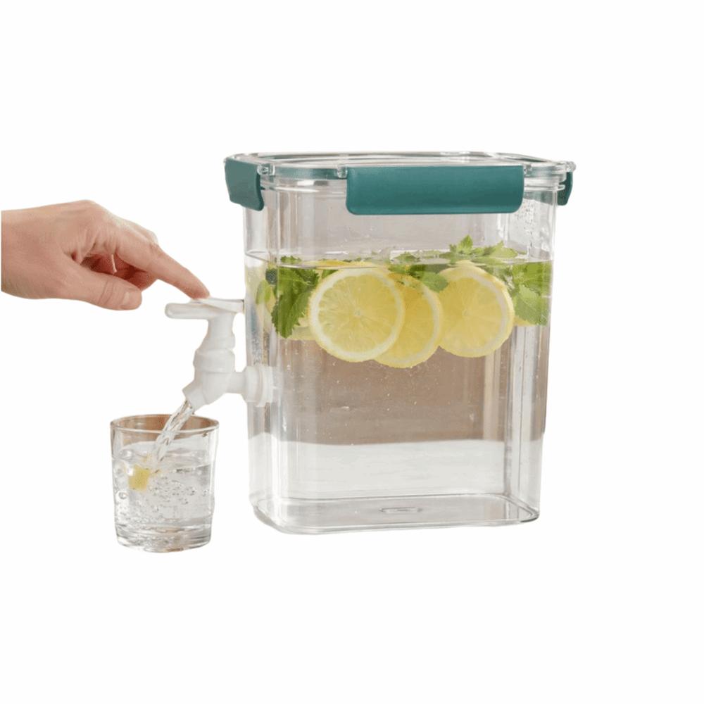 With Spigot Cold Water Kettle Plastic Water Container Portable Drink Dispenser  Kitchen
