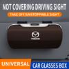 For Mazda SKYACTIV Axela Atenza CX30 CX5 CX8 CX9 MX5 RX8 Car Visor Sunglasses car Glasses Case Glasses Holder Glasses Clip Box