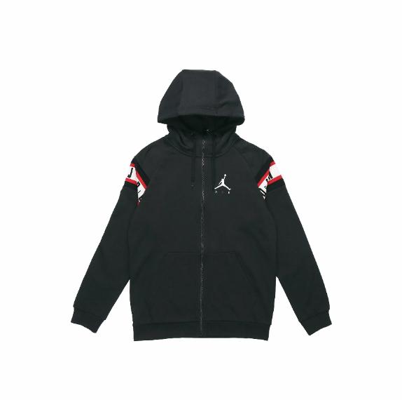 Jordan Jumpman Sweatshirts Mens Hooded Moderate Cardigan AR2249-010