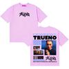 Rapper Trueno DANCE TRIP Tour Merch Tshirt Unisexs Women Fashion Short Sleeve Tee Shirts Y2K Cotton Casual Loose Teenagers Tshirts