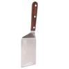 Frying Spatula Wood Handle Stainless Steel Multifunctional Shovel for Barbecue Grill Kitchen