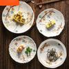 1PC Creative Vegetable Plate Deep Household Soup Rice Plate Pasta Ceramic Tableware Commercial Salad Plate