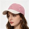 NEUE Mode Koreanischer Stil Gestreiftes Weiches Oberteil Baseballkappe für Damen Herren Sommer Sonnenhut Outdoor Sport Lässig Unisex Papa Hut