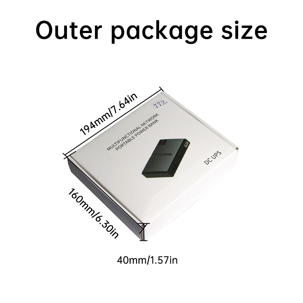1018L Uninterruptible Power Supply DC Backup Power Supply UPS Power Router Optical Cat Built-in Adapter 5V9V12V/15V/24V