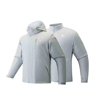 Outdoor-Serie Drei-in-Eins Kapuzen-Reißverschluss Abnehmbares Fleece-Futter Wasserdicht Winddicht Atmungsaktiv Langlebig Warme Jacke Herrenjacke 952446602-7