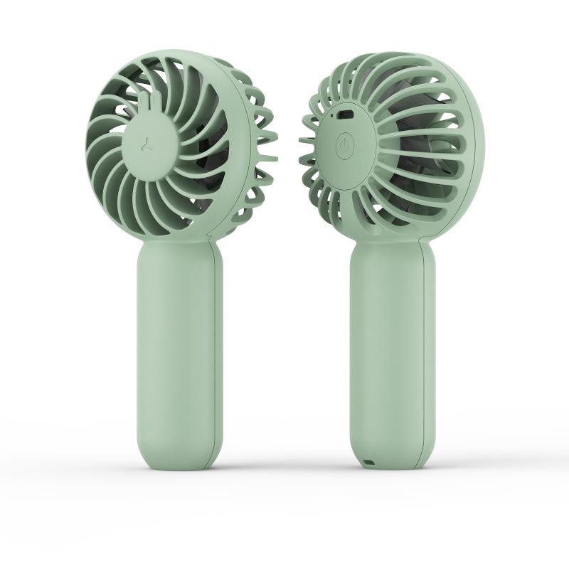 Compact Rechargeable USB Mini Silent Fan - Portable Handheld or Desktop Use