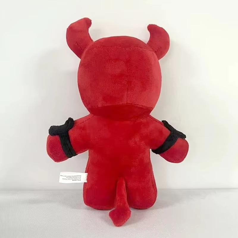25CM Forsaken Chance Gubby Plush Toys Game Peripheral Anime Stuffed Pillow Cartoon Birthday Halloween Red Devil Dolls Fans Gift