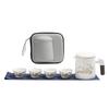 Meijin Mutton-fat Jade White Porcelain Travel Tea Set