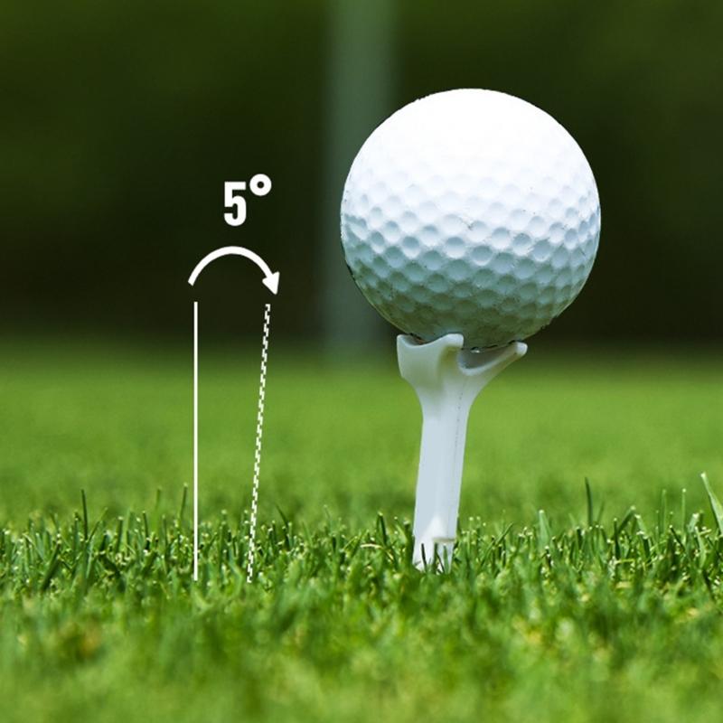 8Pcs Plastic Golfs Tees Replacement 5 Degree 4 Prongs Head Plastic Ball Holder Enduring Long Golfs Tees Easy to Use