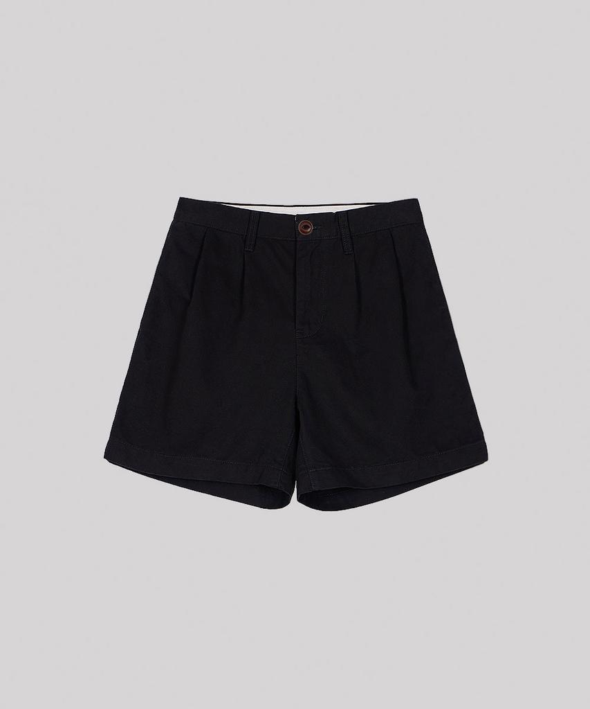 HAINT Classic Standard Straight Fit Cotton Short Pants 4Col_Black
