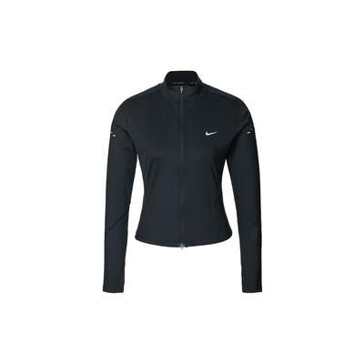 Chaqueta de Manga Larga con Cuello Mao Ajustada con Logo Sólido para Mujer, Chaquetas Negras IB1999-010