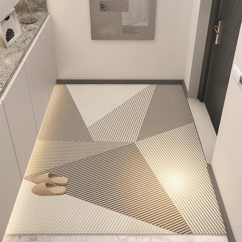 Home Doorway Rug Mat with Trim-to-Fit Design, Stain-Resistant & Anti-Slip - Practical Entryway Floor Carpet for Family Use