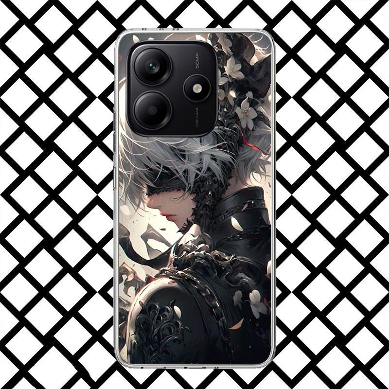 YoRHa No. 2 Type B Phone Case for Xiaomi Redmi Note 15 14 14S 13 12 12S 11 Pro Plus 11E 11T 11S 10S 5G Soft Cover Fundas Redmi N