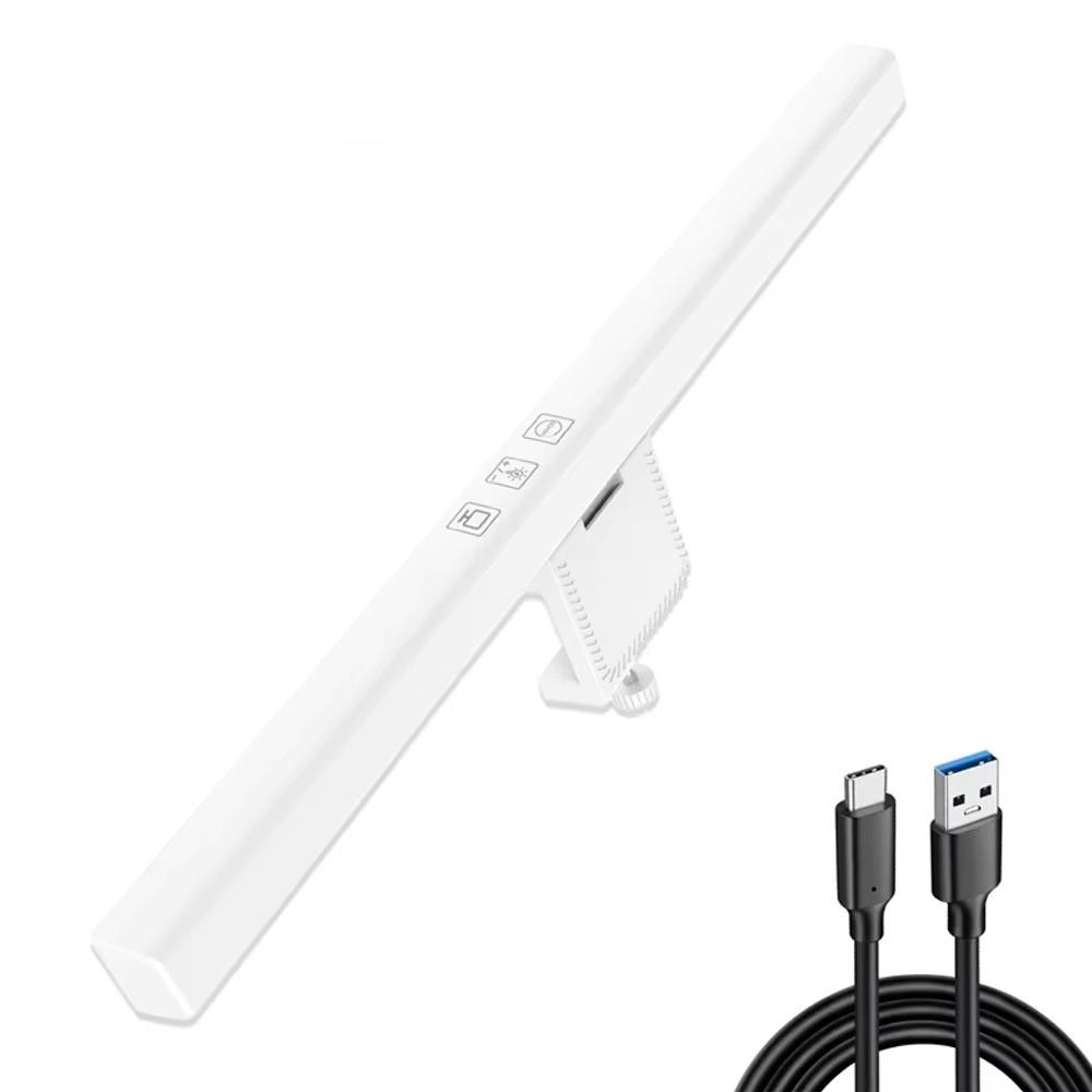 Eyes Protection Computer Screen Light Bar Stepless Dimming Laptop Clip Light  Dormitory