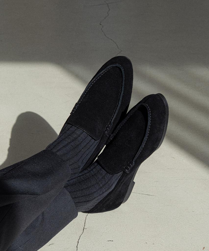 Allclassic Alc3410 Cimer Loafers_Black Suede