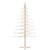 Wooden Christmas Tree for Decorating 210 cm Solid Pine Wood