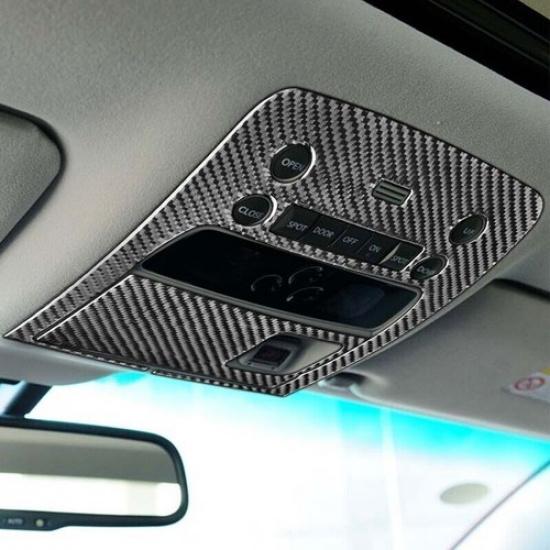 Carbon Fiber Front Reading Light Panel Cover Trim fit for 2006-2011 Lexus GS